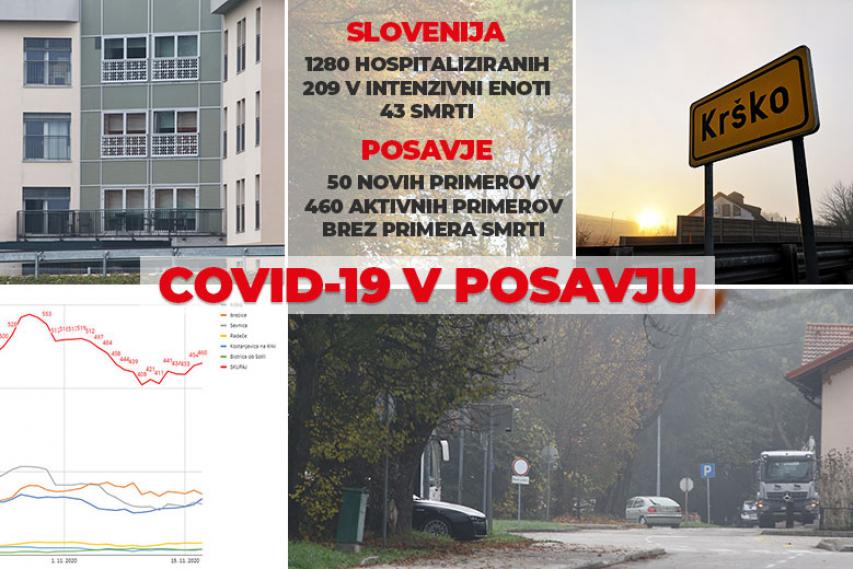 COVID-19 v Posavju, 18. november 2020