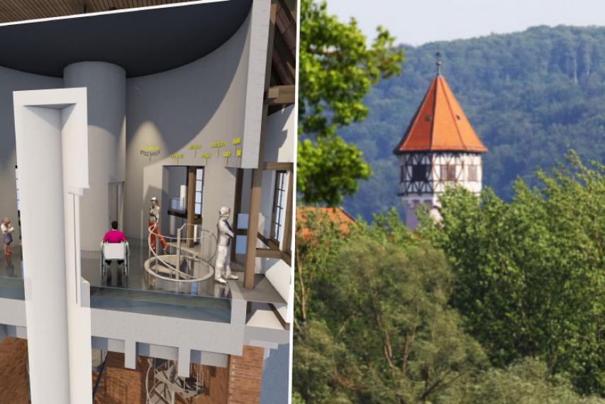 Obnova vodovodnega stolpa v Brežicah
