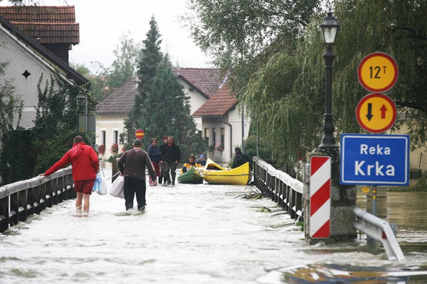 Poplave, Kostanjevica na Krki 2010