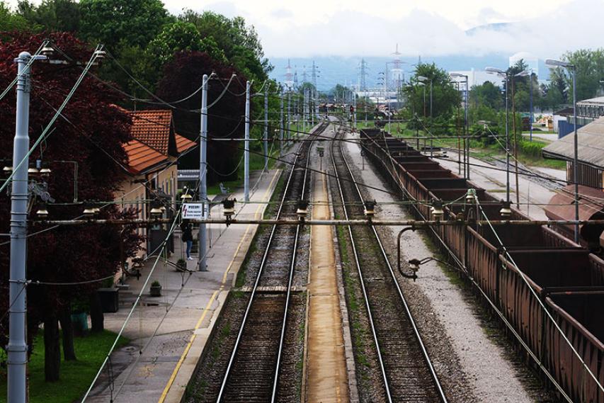 Železniška postaja Krško, junij 2021