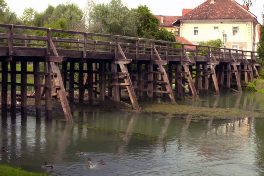 Obnova južnega mostu v Kostanjevici na Krki