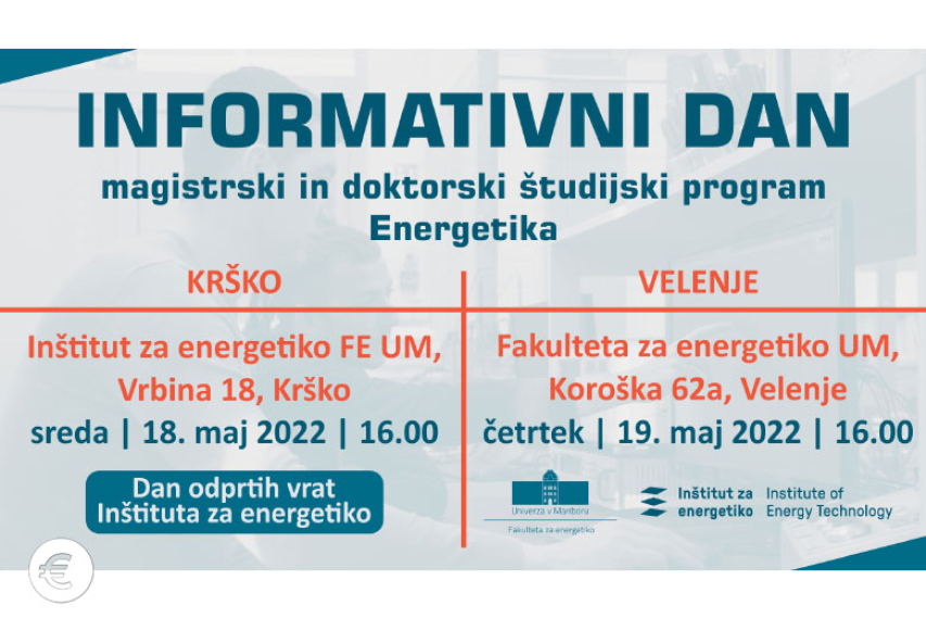 Informativni dan, Fakulteta za energetiko Univerze v Mariboru